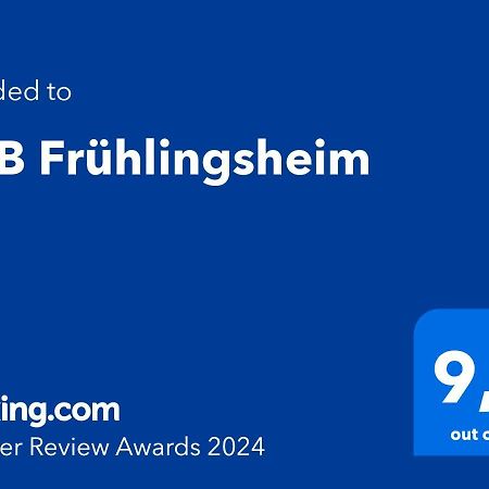 B&B Fruehlingsheim Racines Exterior photo
